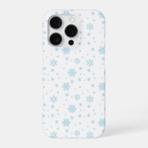 Snowmans & Snowflakes Seamless Pattern iPhone 16 Pro Case