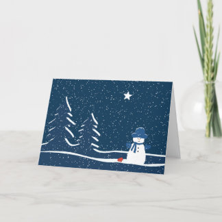 Snowman's vigil card
