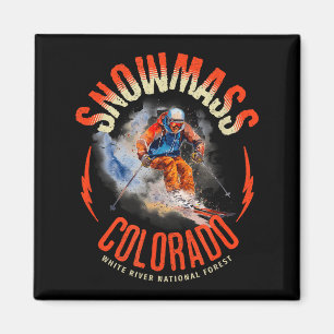 Snowmass colorado vibrant snow skiing magnet