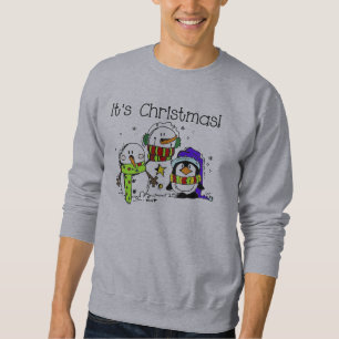 Snowmen and Penguins It's Christmas Sweatshirt