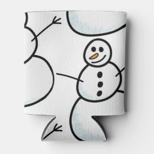 Snowmen Can Cooler