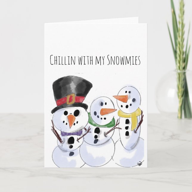 Snowmen Card (Front)