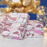 Snowmen Christmas Ornaments Gifts White Christmas Wrapping Paper<br><div class="desc">Introducing our Super Cute White Christmas Wonderland Wrapping Paper, a delightful choice for adding a touch of charm and cheer to your holiday gifts. This modern wrapping paper features a pristine white Christmas background, creating a winter wonderland setting that evokes the enchanting beauty of freshly fallen snow. Adorning this snowy...</div>
