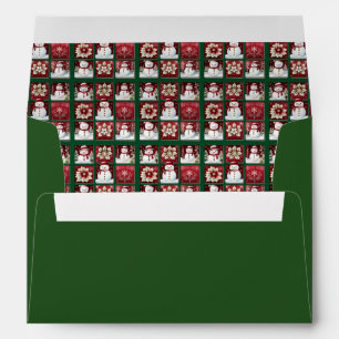 Snowmen Collage Envelope
