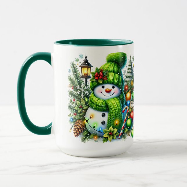 Snowmen For The Holidays  Mug (Left)
