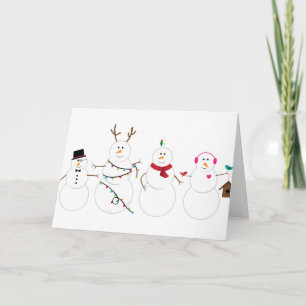 Snowmen Friends Card