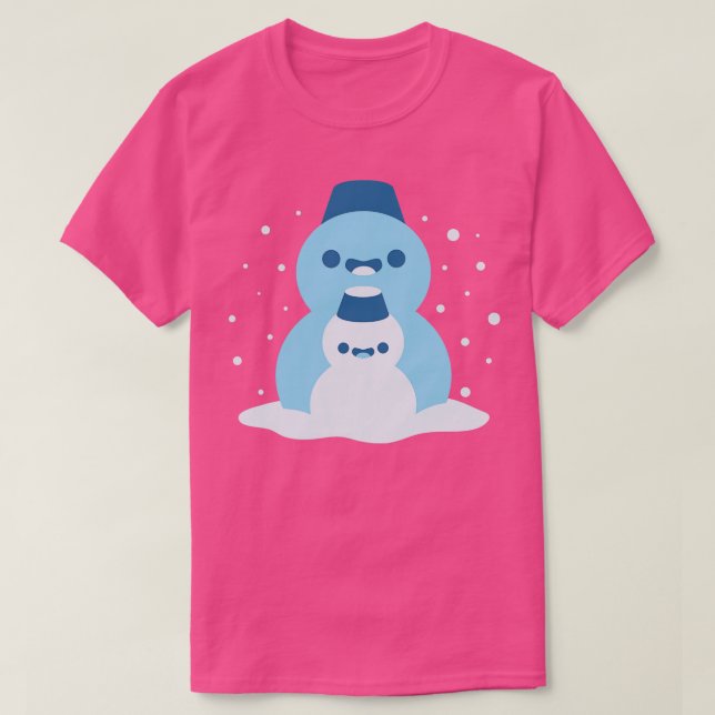 Snowmen Friends T-Shirt (Design Front)