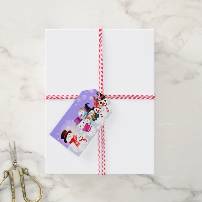 Snowmen Gift Tags (With Twine)