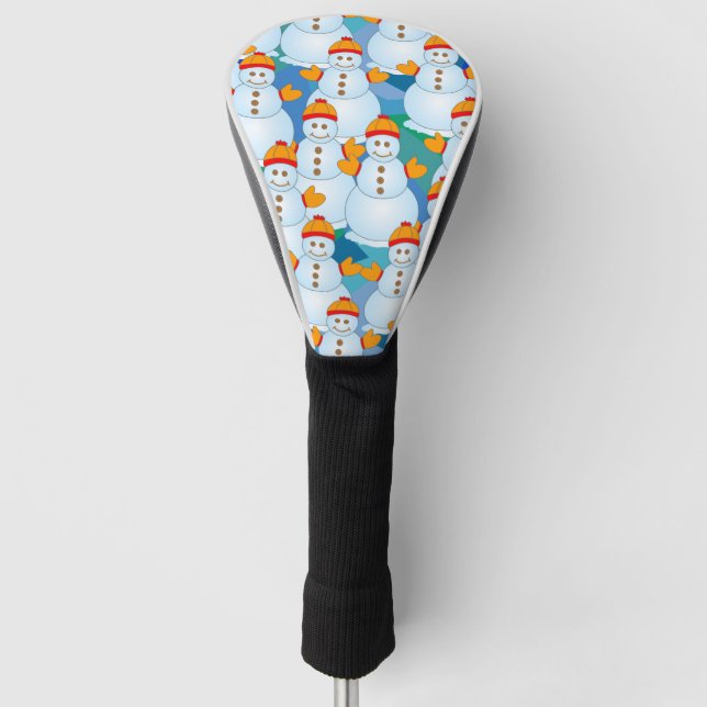 Snowmen Golf Head Cover (Front)