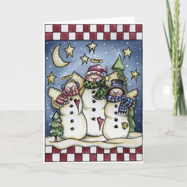 Snowmen - Greeting Card (Front)