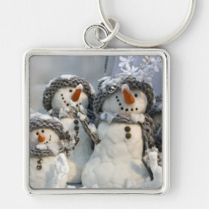 Snowmen Key Ring