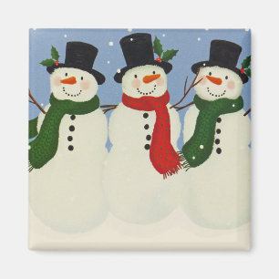 Snowmen Magnet
