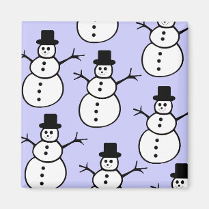 Snowmen Magnet