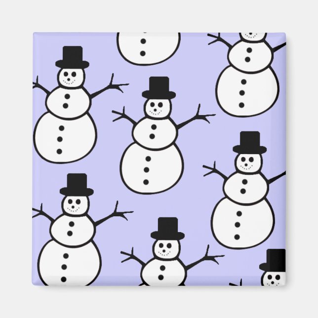 Snowmen Magnet (Front)