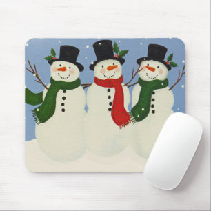 Snowmen Mouse Pad