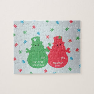 Snowmen: Our First Christmas Together 2011 Jigsaw Puzzle