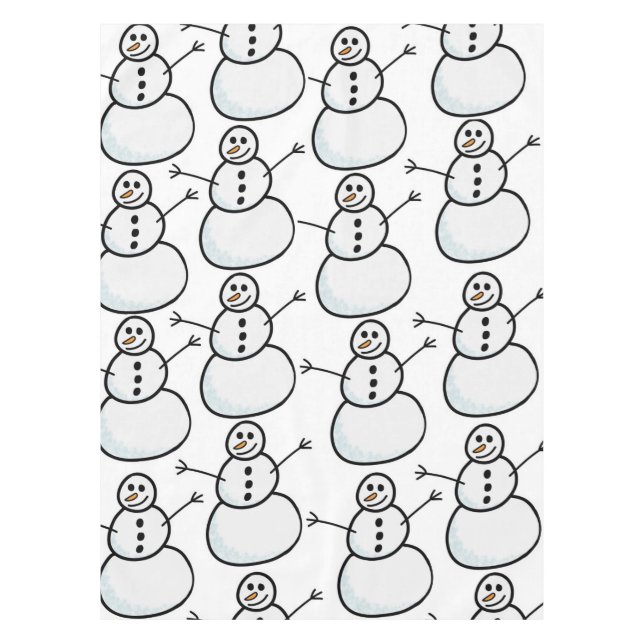 Snowmen Tablecloth (Front)