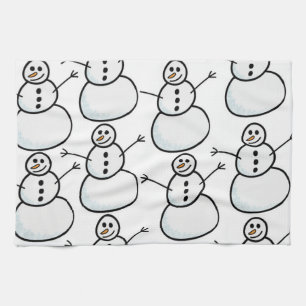 Snowmen Tea Towel
