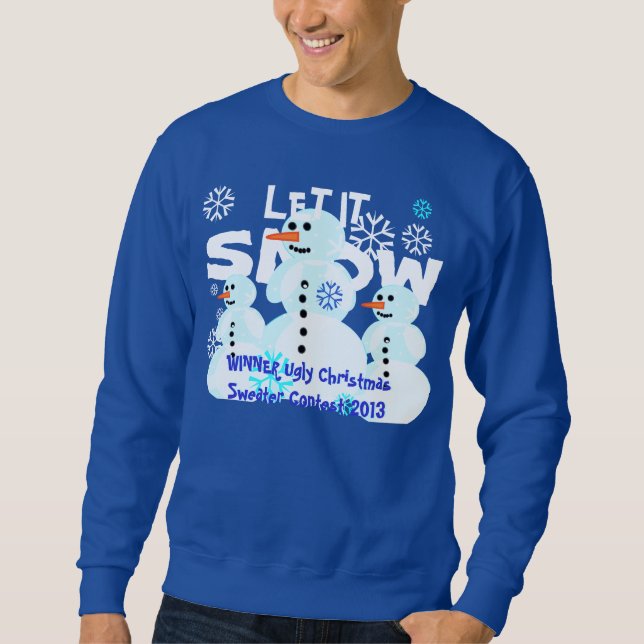 Snowmen Ugly Christmas Sweater Day (Front)