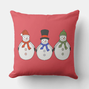 Snowmen Winter has come Cushion