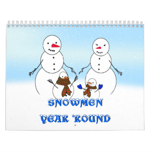 SNOWMEN YEAR 'ROUND CALENDAR