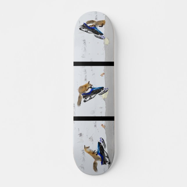 Snowmo Fox Skateboard (Front)
