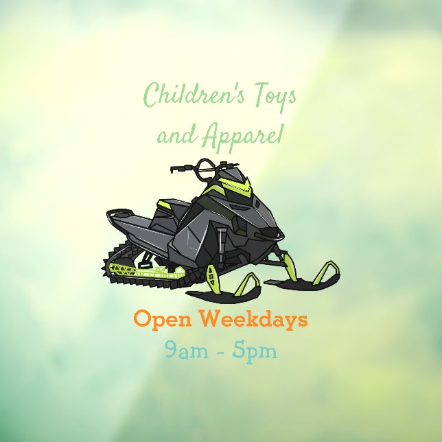 Snowmobile cartoon illustration (Sheet 3)