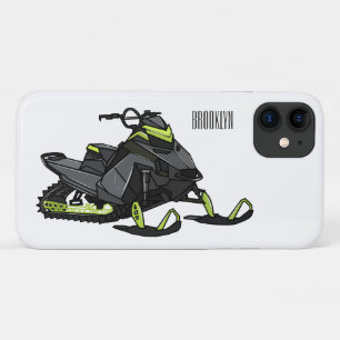 Snowmobile cartoon illustration  Case-Mate iPhone case