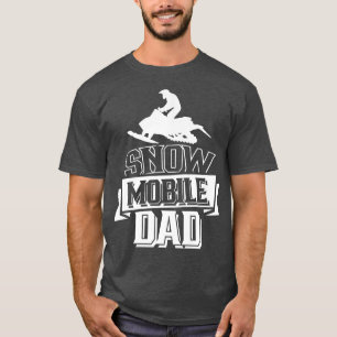 Snowmobile Dad Rider Snowmobiles Snowmobiling Driv T-Shirt