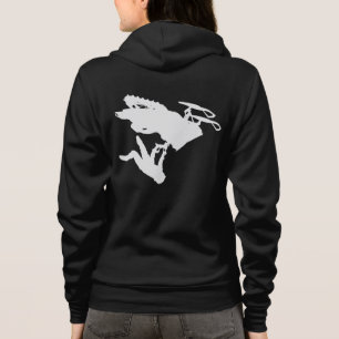 snowmobile doing a back flip hoodie
