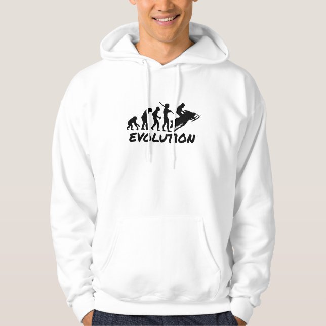 Snowmobile Evolution Hoodie (Front)