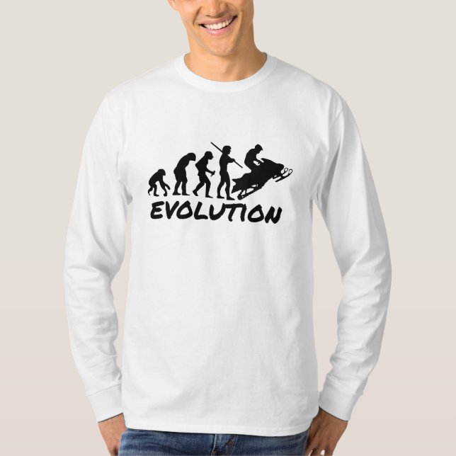 Snowmobile Evolution T-Shirt (Front)