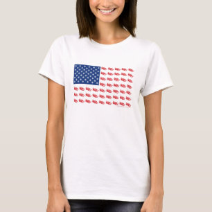 Snowmobile Flag T-Shirt