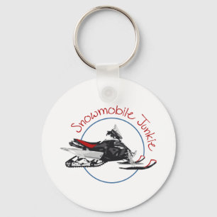Snowmobile Junkie Key Ring