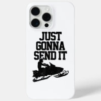 Snowmobile Just Gonna Send It Funny Motor Sled Gif