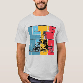 Snowmobile Lover Lets Ride Quote T-Shirt