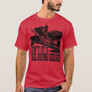 Snowmobile Motor Sled & Snowmobile Riding T-Shirt