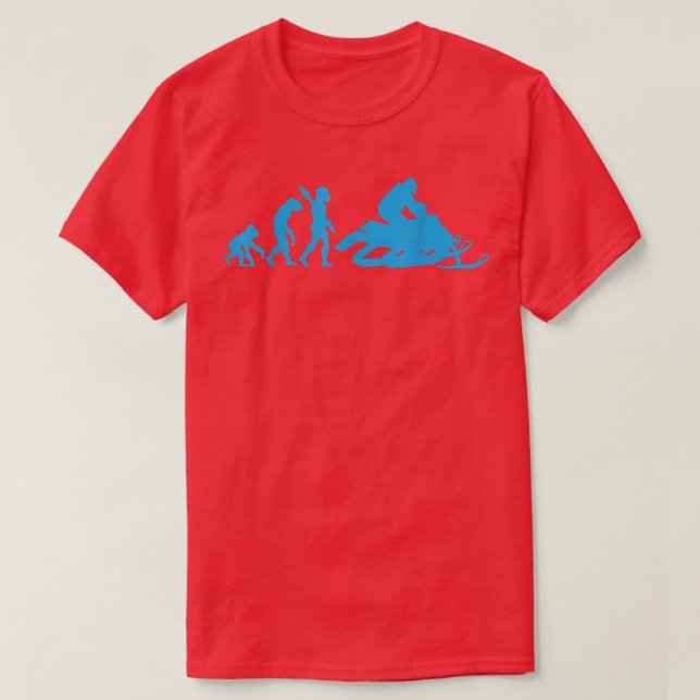Snowmobile Motorcycle Evolution 838 T-Shirt (Design Front)