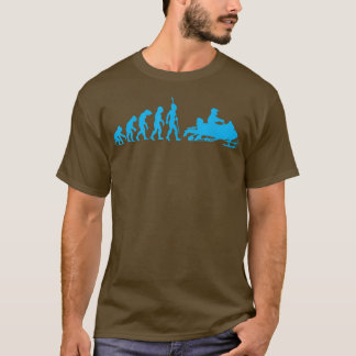 Snowmobile Motorcycle Evolution  T-Shirt