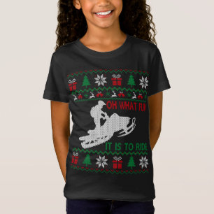 Snowmobile Oh What Fun It Is To Ride Ugly Sweater