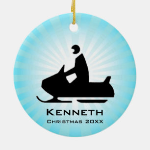 Snowmobile Ornament