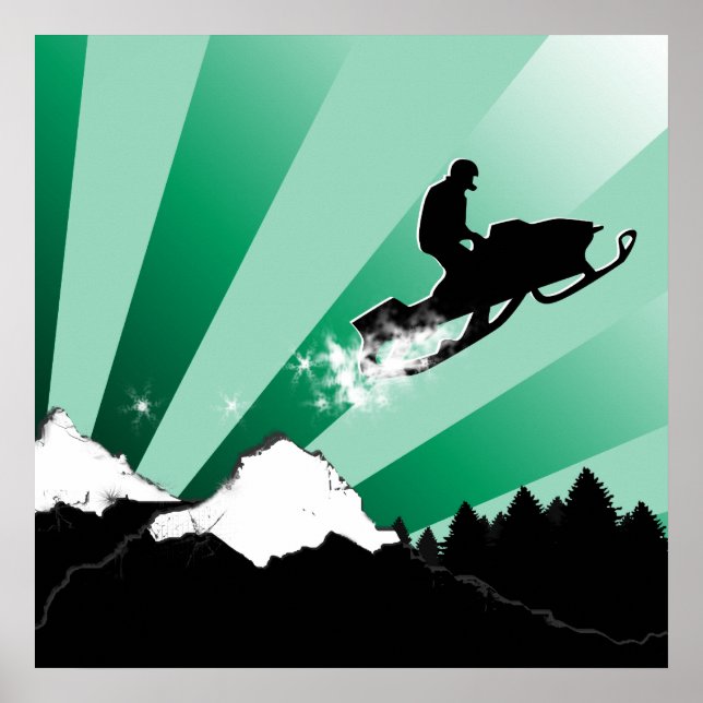 snowmobile. pthalo. poster (Front)