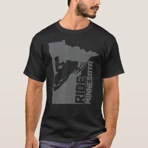 Snowmobile Ride Minnesota Snowmobiling Motor Sled T-Shirt