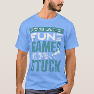 Snowmobile Riding Snowmobiling Its All Fun And Gam T-Shirt