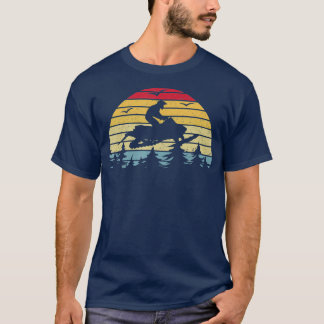 Snowmobile Skidoo Retro Skidoos Mountain T-Shirt