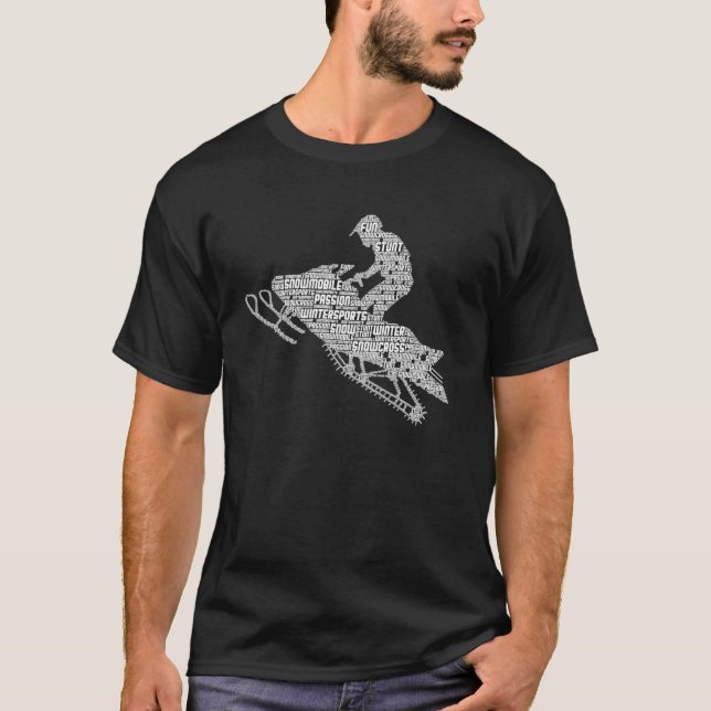 Snowmobile Snowcross Men Boys Kids Pullover  (Front)