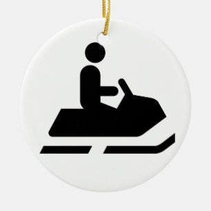 Snowmobile Symbol Ornament