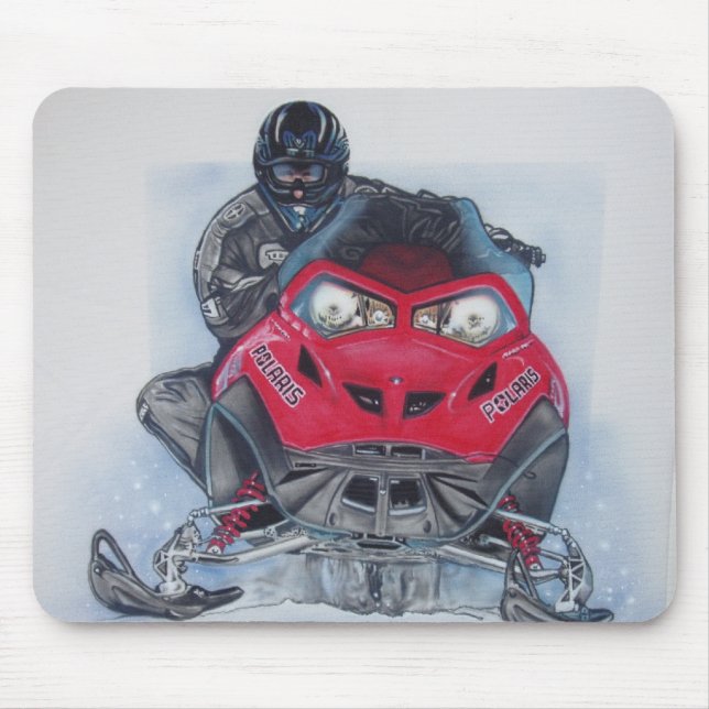 Snowmobiler Mousepad (Front)