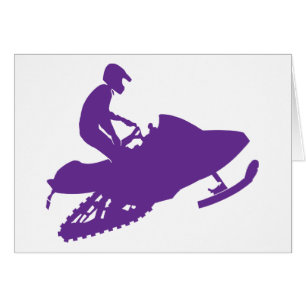 Snowmobiler/Purple Sled