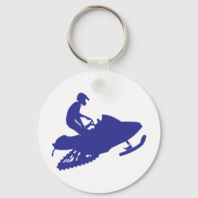 Snowmobiler/Sledder Key Ring (Front)